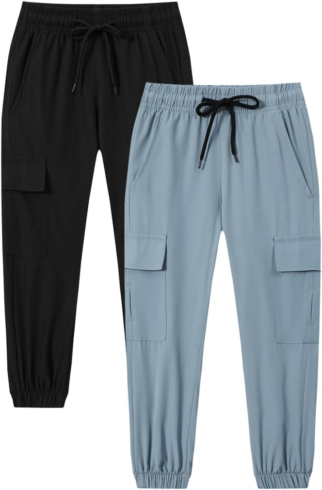 Toddler Boys Cargo Jogger Pants Baby Boys Sweatpants Thin Quick Dry Casual Pull by Muaney