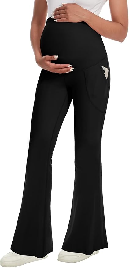 Fotociti Maternity Flare Leggings by Fotociti