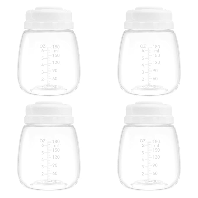 Breast Milk Collection and Storage Bottles, Compatible by GOTOCUT