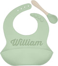 Personalized Silicone Bib and Spoon Set by MerchSalad--