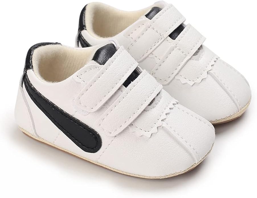 Clowora Baby Boys Girls Shoes Non-Slip Rubber Sole Sneakers Infant First - Image 2