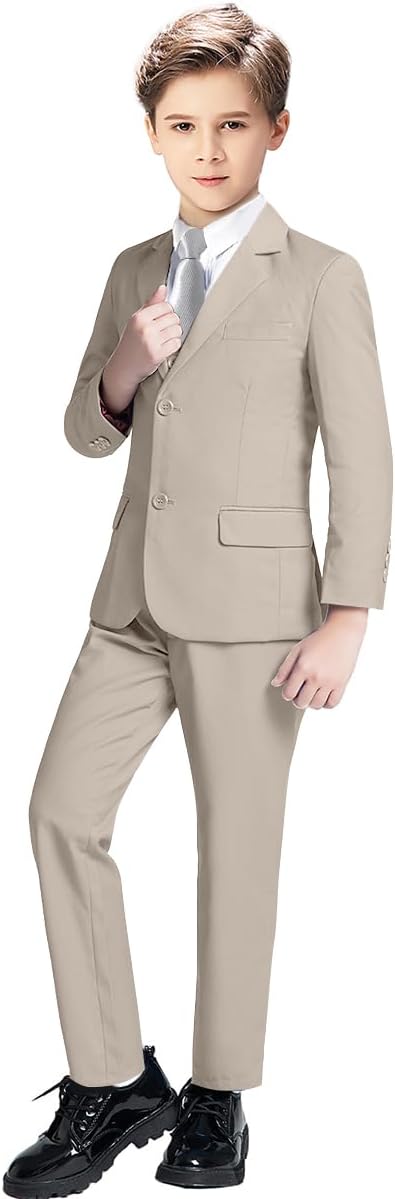 Boys Suit for Kids Tuxedo Suits for Wedding Formal Suit Set Toddler Boy Dress - Image 2