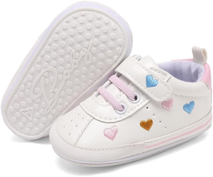 Clowora Baby Boys Girls Shoes Non-Slip Rubber Sole Sneakers Infant First by Clowora
