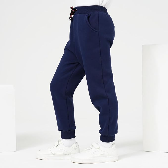 3 Pack Boy's and Girl's Fleece Pull on Jogger Sweatpant - Image 4