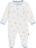 Magnetic Me Boys Modal Magnetic Baby Footie Pajamas | Silky Soft Modal Fabric | by magneticme