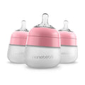 Nanobebe Flexy Silicone Baby Bottle, Anti-Colic, Natural Feel, Non-Collapsing by Nanobebe
