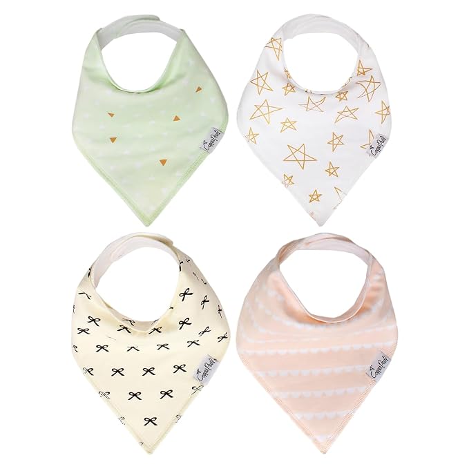 Copper Pearl Baby Bandana Drool Bibs by CopperPearl