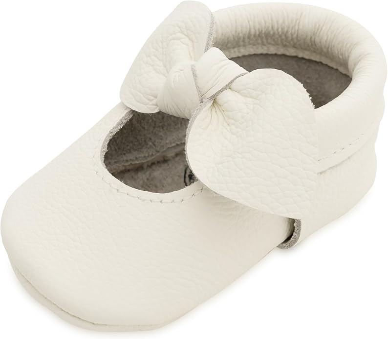 BirdRock Baby Bow and Knot Moccasins by BirdRockBaby