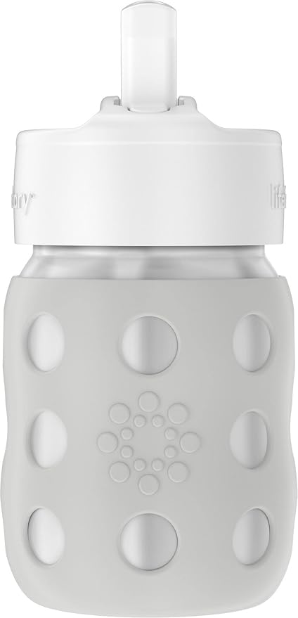 Lifefactory 8-Ounce Stainless-Steel Vacuum-Insulated Wide-Neck Baby Bottle by Lifefactory