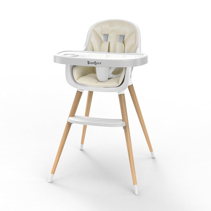 Baby High Chair, Wooden Highchair by Babilous