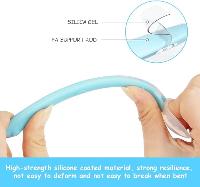 Vicloon Baby Silicone Spoons, Infants Utensils Feeding Supplies, Soft Tip BPA - Image 4