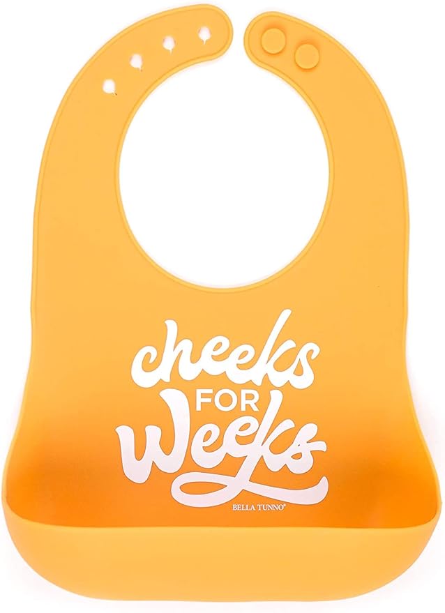 Baby Bib for Eating by Bella Tunno, Waterproof Silicone Bib by BellaTunno