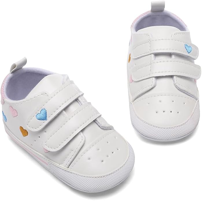 Clowora Baby Boys Girls Shoes Non-Slip Rubber Sole Sneakers Infant First - Image 2