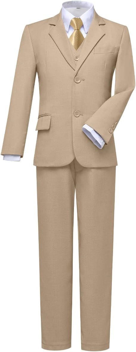 Visaccy Boys Suits Slim Fit Dress Clothes Ring Bearer Outfit by Visaccy