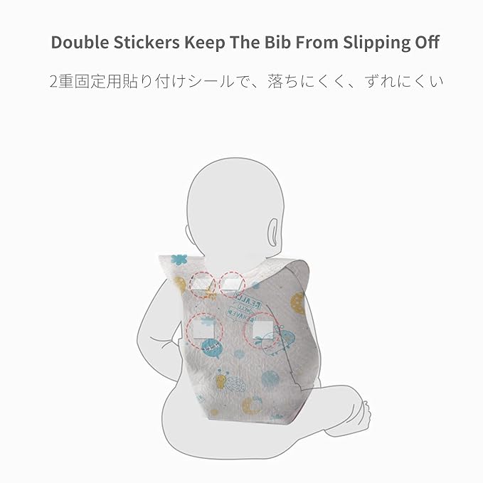 Baby and Infant Disposable Travel Bibs - Image 5