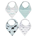 Copper Pearl 4 Pack Soft Cotton Baby Bibs by CopperPearl
