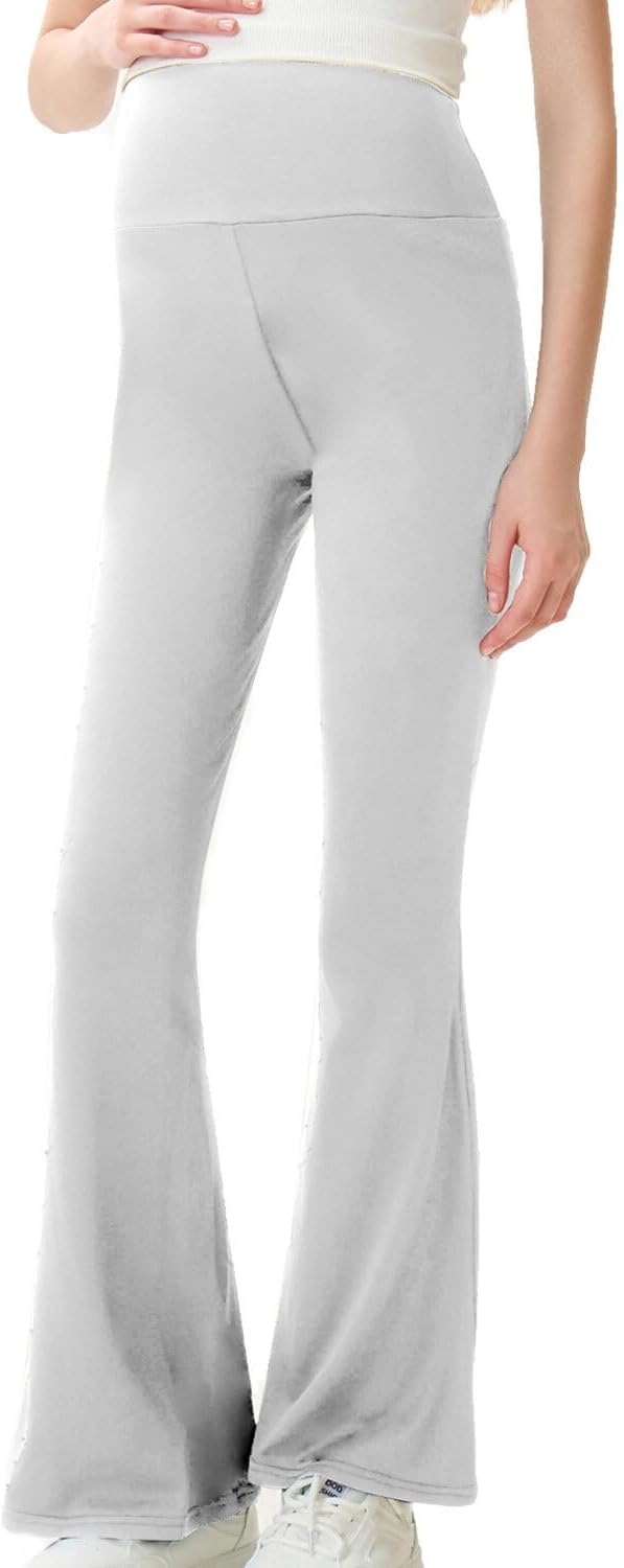 High Waist Yoga Pants, Maternity Bootcut Leggings, Cotton Blend Spandex by Unknown