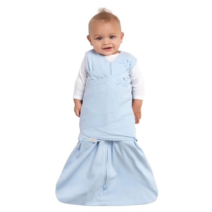 HALO 100% Cotton Sleepsack Swaddle, 3-Way Adjustable Wearable Blanket, TOG 1.5 - Image 3