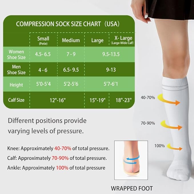 LEVSOX Viscose Made from Bamboo Compression Socks - Image 5