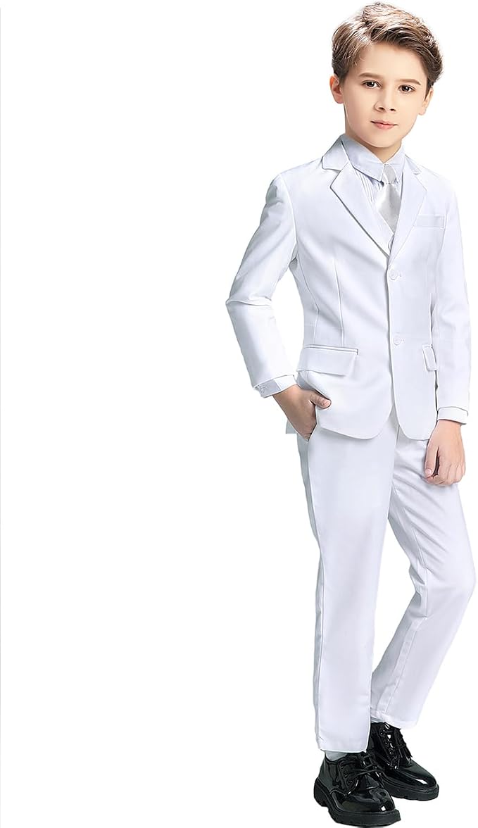 Boys Suit for Kids Tuxedo Suits for Wedding Formal Suit Set Toddler Boy Dress - Image 2