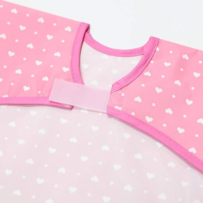 Long Sleeve Waterproof Bib for Toddlers – Feeding Smock for Baby Mealtime - Image 3