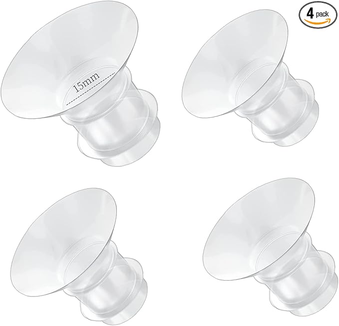 Flange Inserts 15mm for Medela, Spectra 24mm Shields/Flanges, Compatible by Unknown