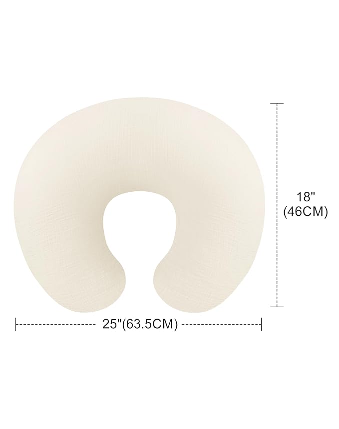 Nursing Pillow Covers, Muslin Nursing Cover - Image 2