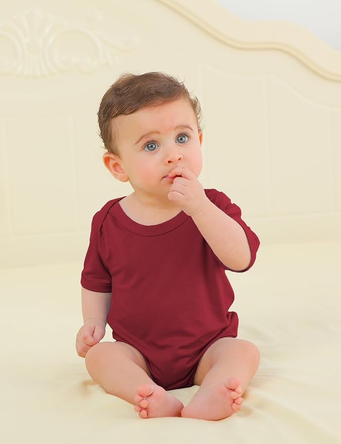Jimonda Baby Bodysuits Rayon from Bamboo Short Sleeve Baby Boys Girls Rompers - Image 3