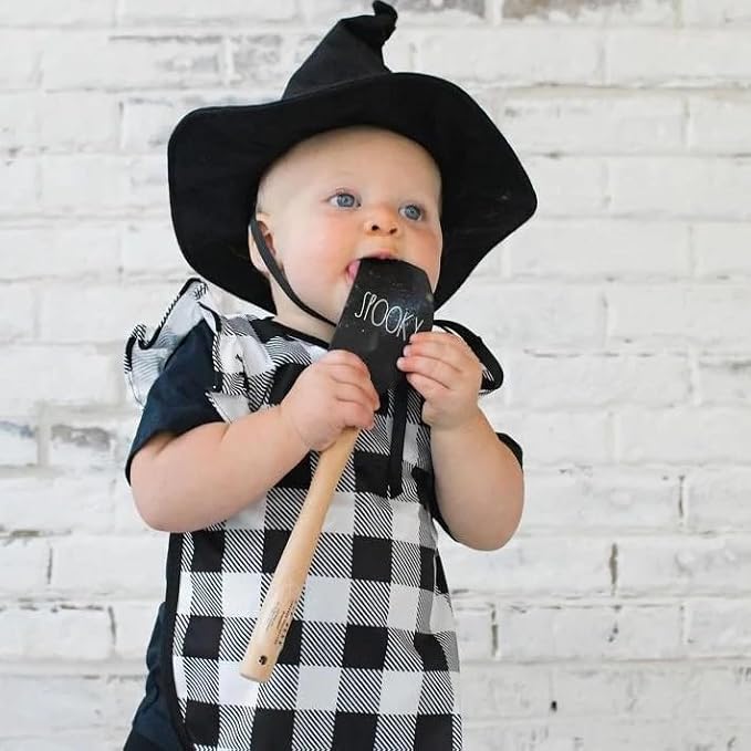 BapronBaby Flutter White Buffalo Plaid Bapron - Image 8