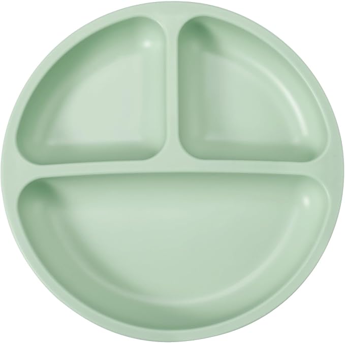 PandaEar Silicone Baby Feeding Set| 2 Pack Silicone Divided Suction Plate - Image 9