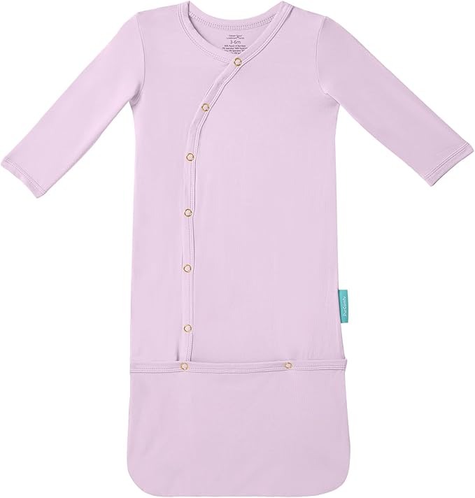 PurComfy Supersoft Baby Sleeper Gowns, Premium Bamboo Viscose Infant Nightgown by PurComfy