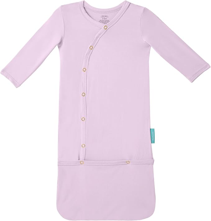 PurComfy Supersoft Baby Sleeper Gowns, Premium Bamboo Viscose Infant Nightgown by PurComfy