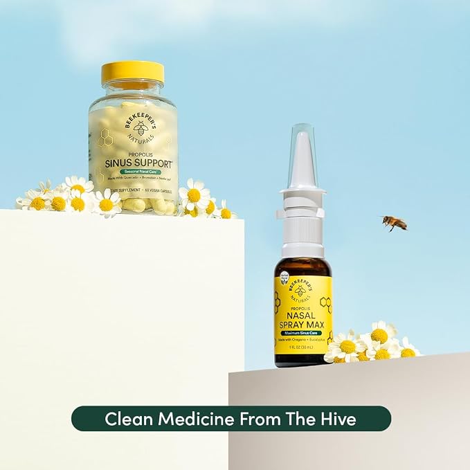 Beekeeper's Naturals Propolis Nasal Rinse Spray Max, Relief - Image 7
