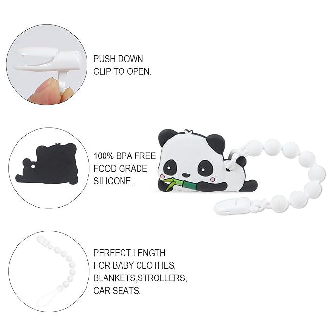 Baby Teething Toys, Food Grade Silicone Teether - Image 2