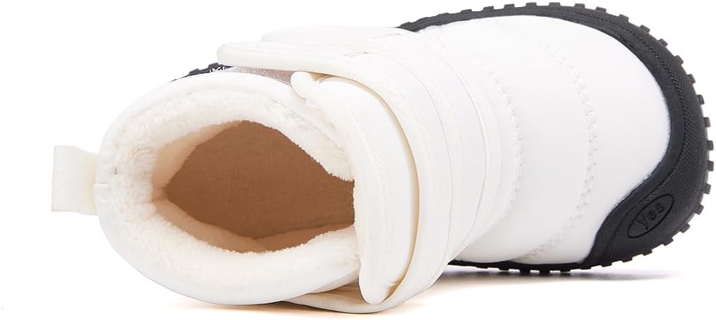 BMCiTYBM Toddler Baby Snow Boots Winter Shoes Boys Girls Cold Weather Baby Faux - Image 4