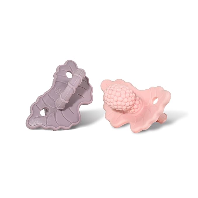 RaZbaby RaZberry Silicone Teether Pacifier – Teething Relief by RaZbaby