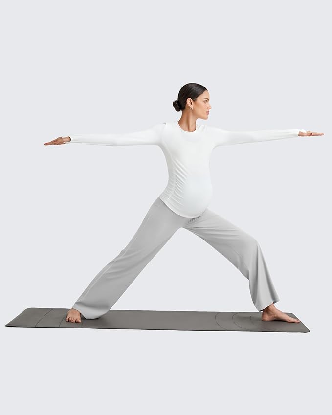 G4Free BareFeel Maternity Dress Yoga Pants Over The Belly Stretchy Work Slack - Image 6