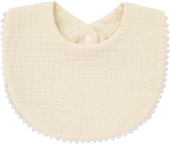 Nishine 6 PACK Muslin Baby Drooling Bibs - Image 6