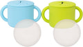 WeeSprout Snack Containers, Food Grade Silicone Cups, Spill-Proof Tops by WeeSprout