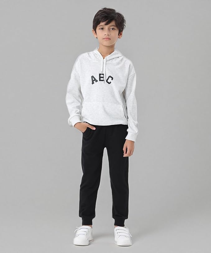 GFQLONG 2/3 Pack Toddler Pants Sweatpants Boys Cotton Joggers, Athletic Pull on - Image 7