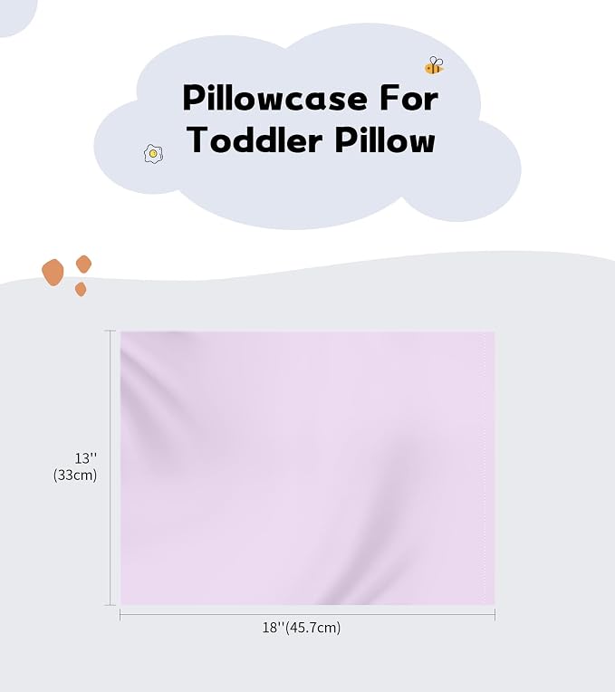 Deep Dream 100% Cotton Toddler Pillowcases Set of 2, 13x18 Inches Fits Baby - Image 2
