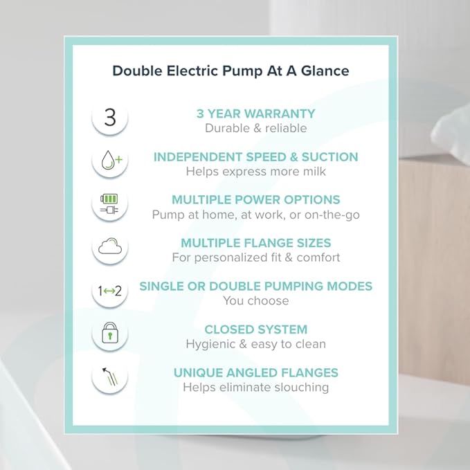 Evenflo Feeding Select Advanced Double Electric Breast Pump - Image 4