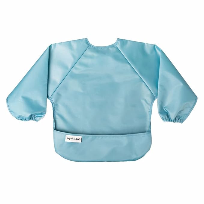 Tiny Twinkle Long Sleeve Bib for Babies & Toddlers – 2 Pack Waterproof Smock - Image 4