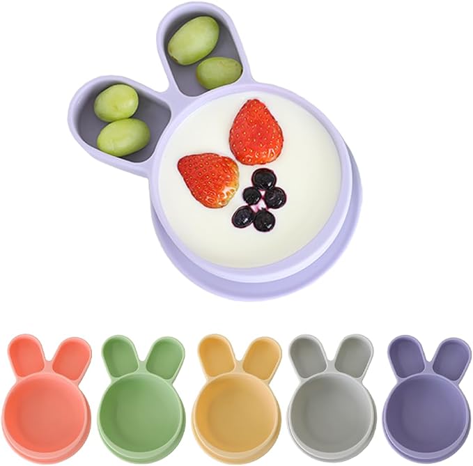 Baby Plates with Suction by Silunity