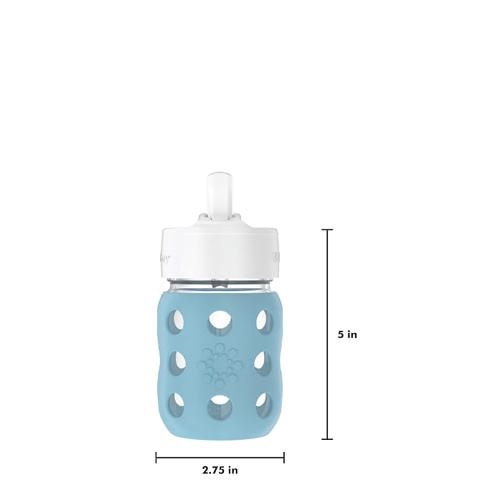 Lifefactory 8-Ounce Wide Neck Glass Baby Bottle - Image 6