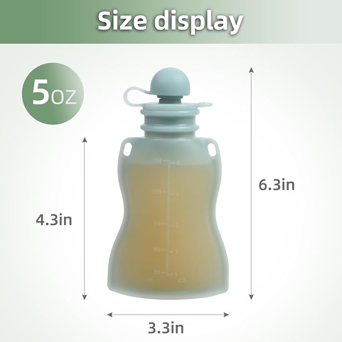 Reusable Baby Food Pouches, 4 Pack - Image 2
