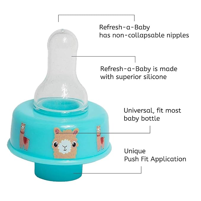 Refresh-a-Baby Reusable Bottle Top Nipple Adapter – Instantly Convert Any - Image 3