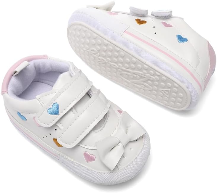 Clowora Baby Boys Girls Shoes Non-Slip Rubber Sole Sneakers Infant First - Image 3