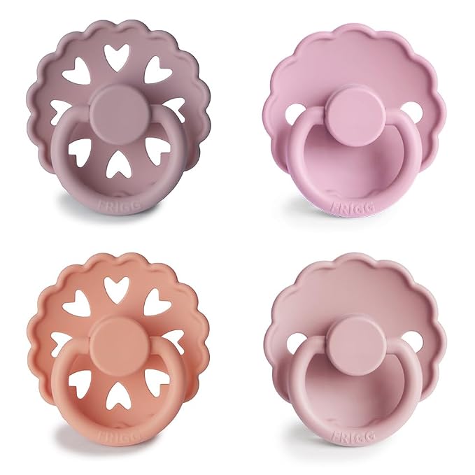 FRIGG SilkySoft Silicone Baby Pacifier 4-Pack Sunset Bliss | Made in Denmark | - Image 2