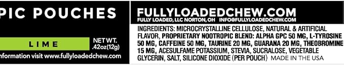 Fully Loaded Alpha Fuel Nootropic Pouches - Image 2